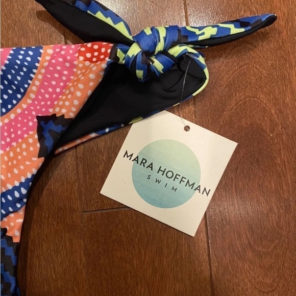 mara hoffman bikini bottom Star basket navy Size Xs Originally $122 cheeky - Picture 4 of 6